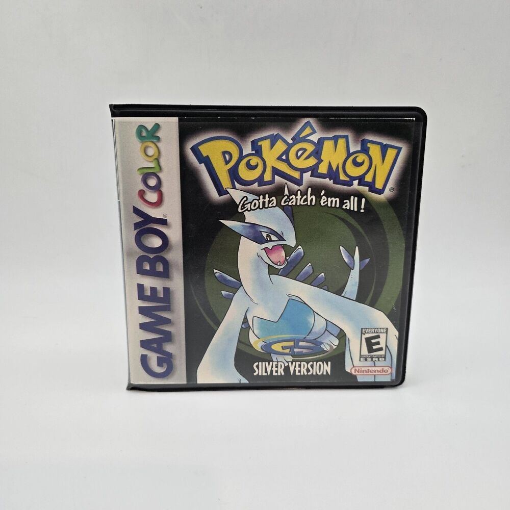 Pokemon Silver Version CASE ONLY Game Boy Color Box BEST QUALITY Pokémon